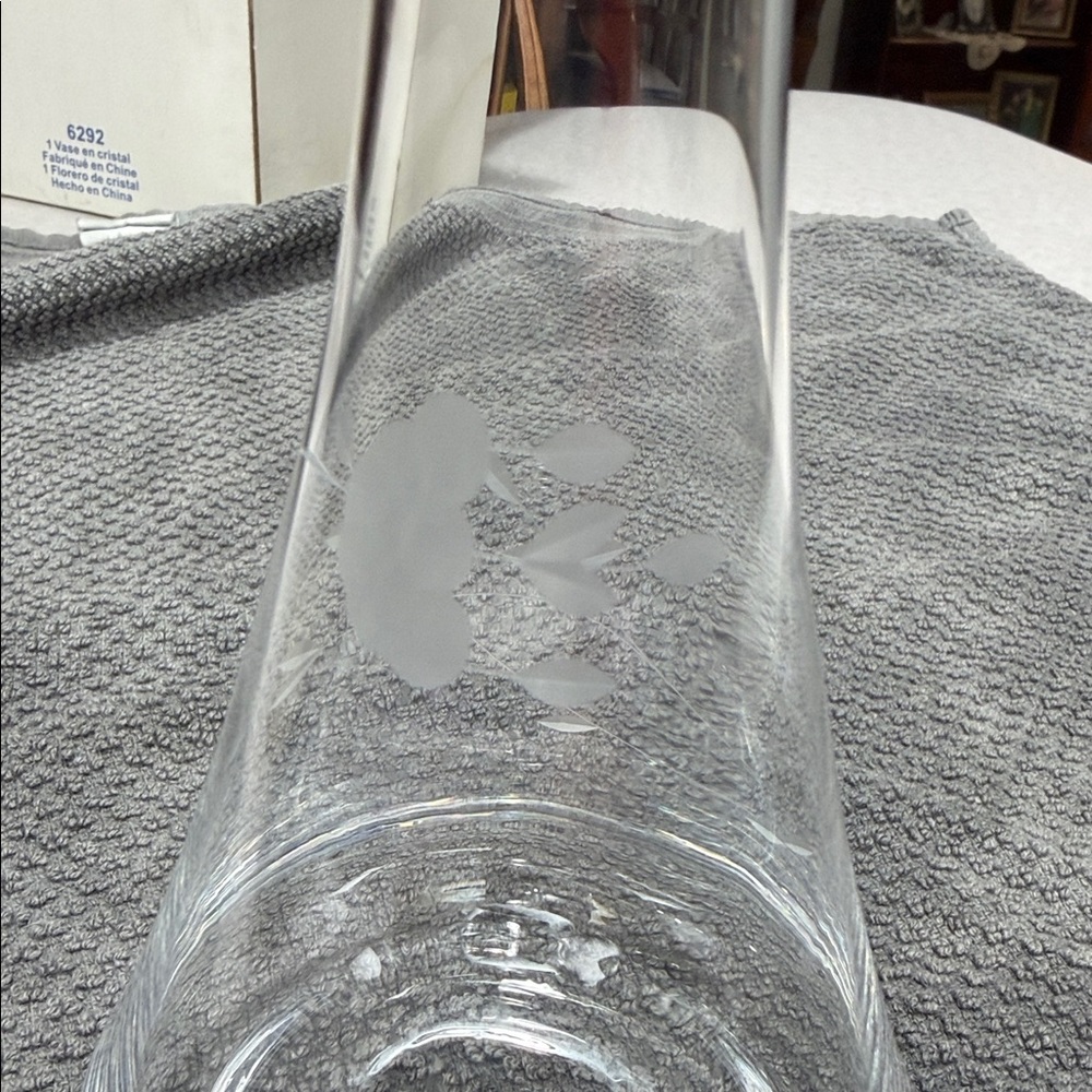 Princess House crystal vase item 6292 NIB 9” tall - Picture 5 of 7